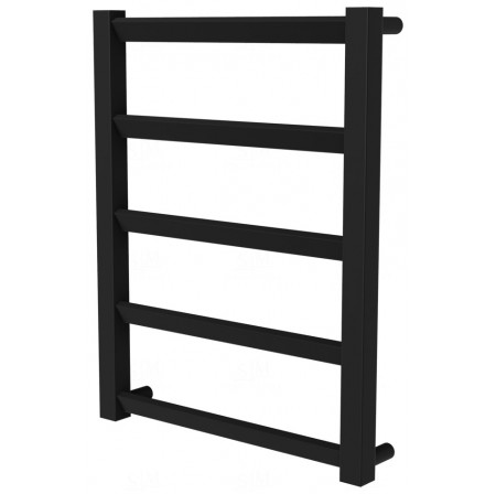 Чорна сушарка для рушників Slide 5 RAL9005 драбинка 550x430, black