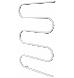 Біла сушарка для рушників Змійка 5 RAL9016 змійка 945x600, white