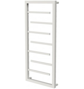 Біла сушарка для рушників Prestige 7 RAL9016 драбинка 850x430, white