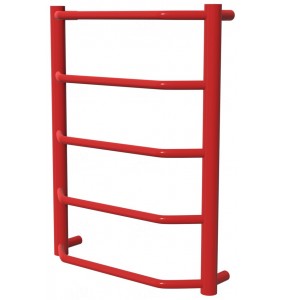 Червона сушарка для рушників Standart 5 RAL3020 драбинка 550x432, red