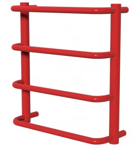Рушникосушка Modern 4 червона RAL3020 драбинка 450x432, red