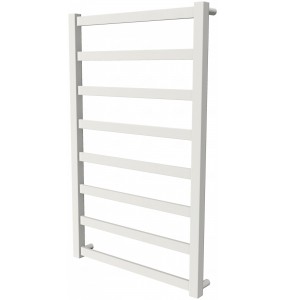 Біла рушникосушка Extra 8 RAL9016 драбинка 850x530, white