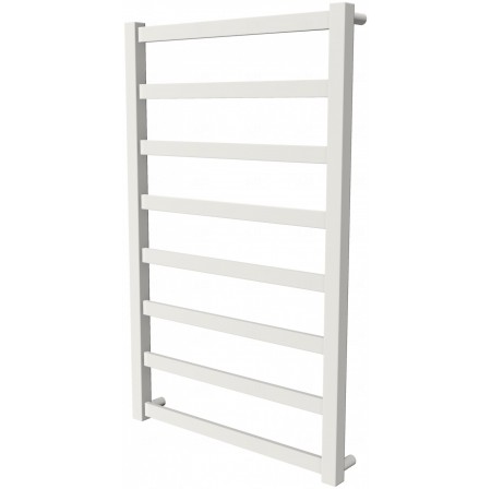 Біла рушникосушка Extra 8 RAL9016 драбинка 850x530, white