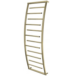 Рушникосушка Atlantica 12 золото драбинка 1350x482, gold