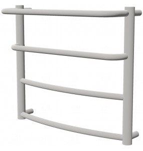 Біла сушарка для рушників Grosse 4 RAL9016 драбинка 450x532, white