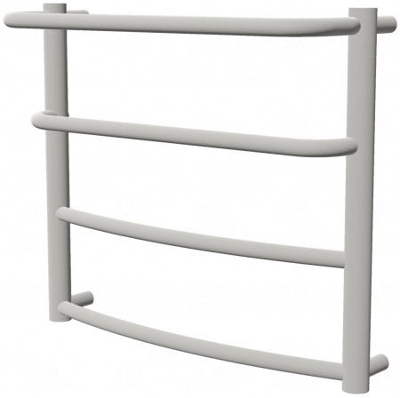 Біла сушарка для рушників Grosse 4 RAL9016 драбинка 450x532, white