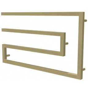Сушарка для рушників Phyton 7 золото змійка 510x900, gold