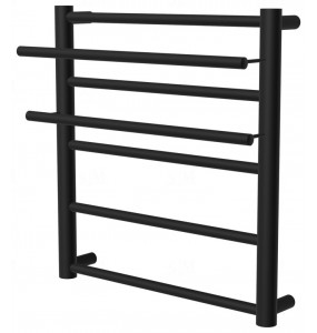 Чорна рушникосушка Elegant 5 RAL9005 драбинка 550x432, black