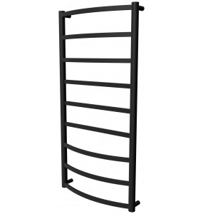 Сушарка для рушників Elite 9 чорна RAL9005 драбинка 950x482, black