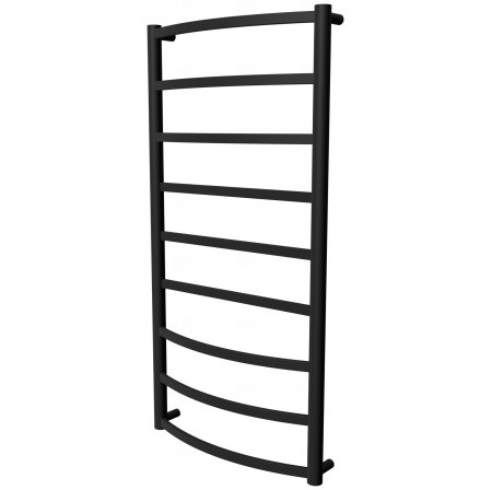 Сушарка для рушників Elite 9 чорна RAL9005 драбинка 950x482, black