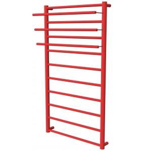Рушникосушка Elegant 10 червона RAL3020 драбинка 1050x532, red