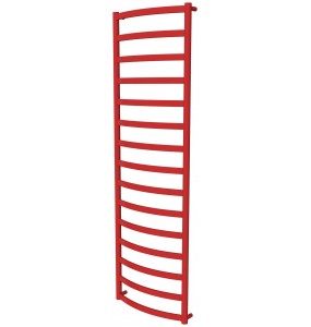 Червона сушарка для рушників Maxima 15 RAL3020 драбинка 1550x482, red