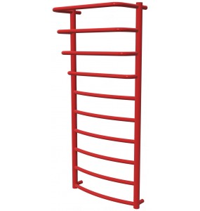 Червона сушарка для рушників Grosse 10 RAL3020 драбинка 1050x482, red