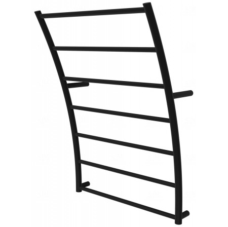 Чорна рушникосушка Wave 7 RAL9005 драбинка 740x532, black