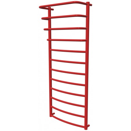 Червона рушникосушка Grosse 12 RAL3020 драбинка 1250x532, red