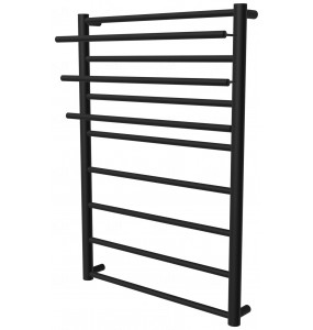 Чорна рушникосушка Elegant 8 RAL9005 драбинка 850x532, black