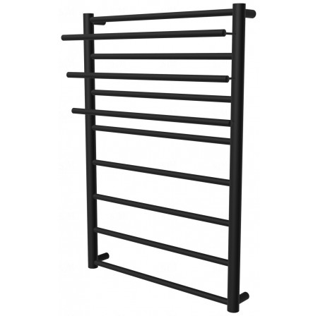Чорна рушникосушка Elegant 8 RAL9005 драбинка 850x532, black