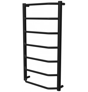 Сушарка для рушників Standart 7 чорна RAL9005 драбинка 750x432, black