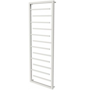 Біла рушникосушка Prestige 12 RAL9016 драбинка 1350x530, white