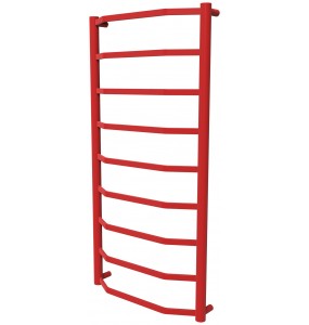 Червона сушарка для рушників Luxe 9 RAL3020 драбинка 950x482, red