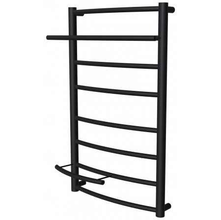 Рушникосушка Safo 8 чорна RAL9005 драбинка 700x432, black