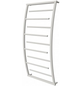 Біла рушникосушка Atlantica 8 RAL9016 драбинка 1050x532, white