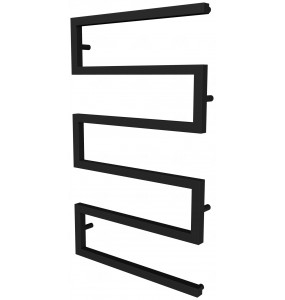 Чорна сушарка для рушників Ultra 5 RAL9005 змійка 930x550, black
