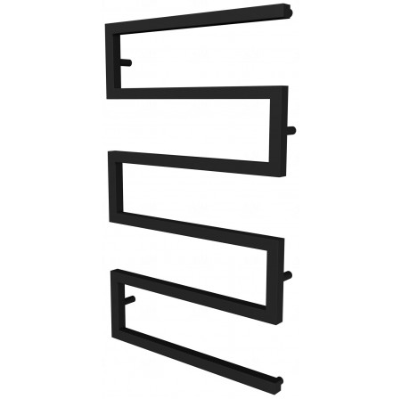 Чорна сушарка для рушників Ultra 5 RAL9005 змійка 930x550, black