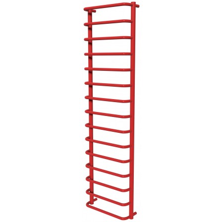 Рушникосушка Modern 15 червона RAL3020 драбинка 1550x432, red