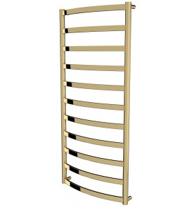 Рушникосушилка Maxima 11 золото драбинка 1150x532, gold