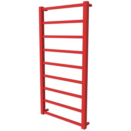 Рушникосушка Quatro 9 червона RAL3020 драбинка 950x480, red
