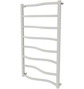 Біла рушникосушка Lagoon 8 RAL9016 драбинка 850x532, white