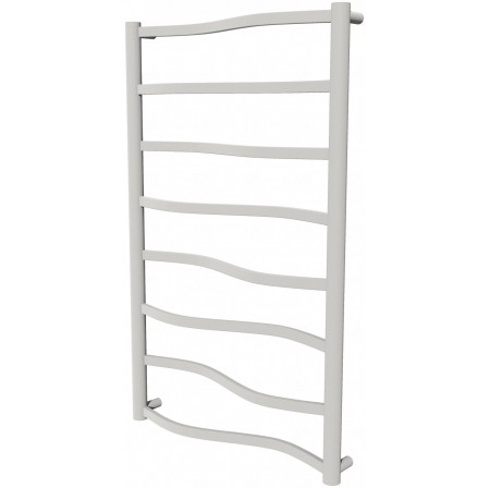 Біла рушникосушка Lagoon 8 RAL9016 драбинка 850x532, white