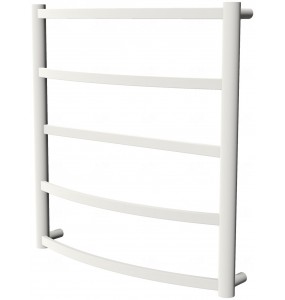 Біла рушникосушка Elite 5 RAL9016 драбинка 550x532, white