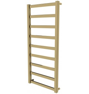 Золота рушникосушка Extra 9 драбинка 950x430, gold