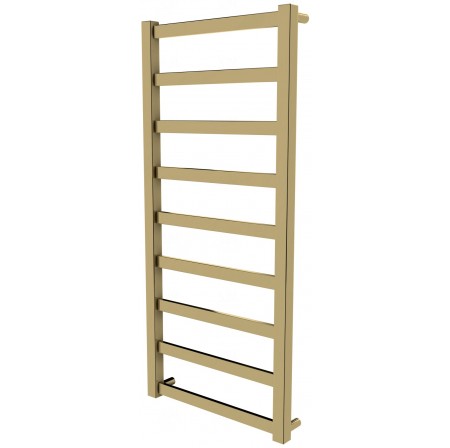 Золота рушникосушка Extra 9 драбинка 950x430, gold