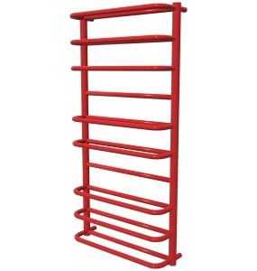 Червона сушка для рушників Comfort 10 RAL3020 драбинка 1050x532, red