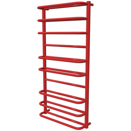 Червона сушка для рушників Comfort 10 RAL3020 драбинка 1050x532, red