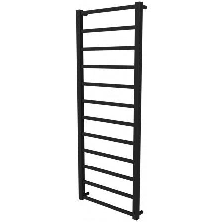 Сушарка для рушників Quatro 12 чорна RAL9005 драбинка 1250x480, black