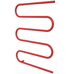 Червона сушка для рушників Змійка 5 RAL3020 змійка 945x700, red