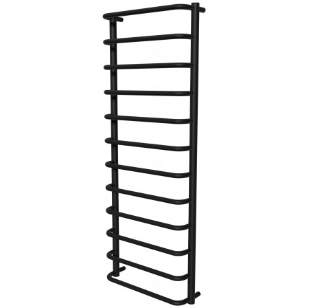 Сушарка для рушників Modern 12 чорна RAL9005 драбинка 1250x482, black