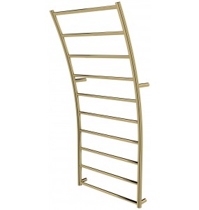 Рушникосушка Wave 10 золото драбинка 1040x475, gold