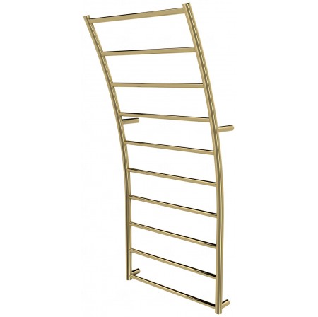 Рушникосушка Wave 10 золото драбинка 1040x475, gold