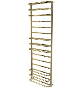 Золота рушникосушилка Comfort 15 драбинка 1550x532, gold