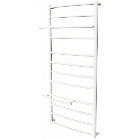 Біла рушникосушка Safo 12 RAL9016 драбинка 1100x532, white