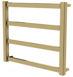 Рушникосушка Extra 4 золото драбинка 450x530, gold