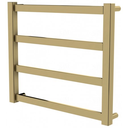 Рушникосушка Extra 4 золото драбинка 450x530, gold
