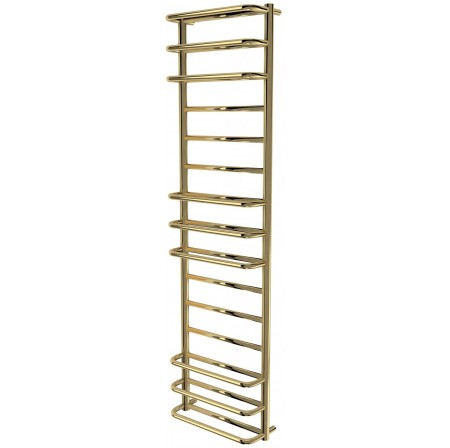 Сушарка для рушників Comfort 15 золото драбинка 1550x432, gold