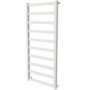 Біла сушка для рушників Extra 10 RAL9016 драбинка 1050x480, white