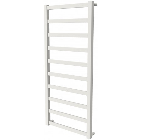 Біла сушка для рушників Extra 10 RAL9016 драбинка 1050x480, white